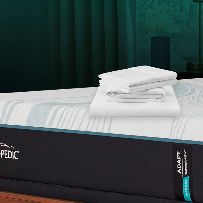 TEMPUR-Adapt Luxe Egyptian Cotton Sheets - White