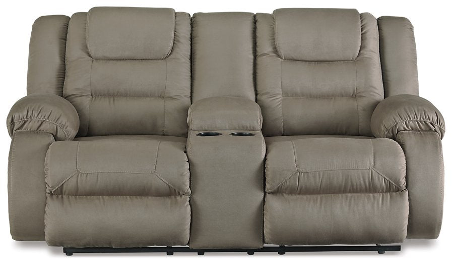 McCade Reclining Loveseat with Console image