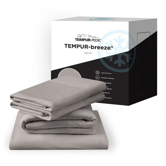 Tempur-Pedic Breeze Pillowcase Set - Graphite