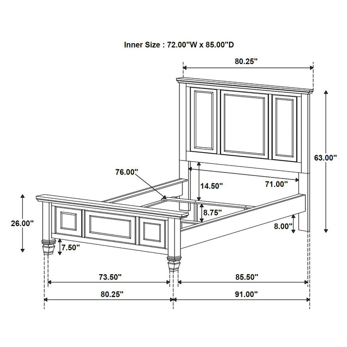 Sandy Beach Bedroom Set