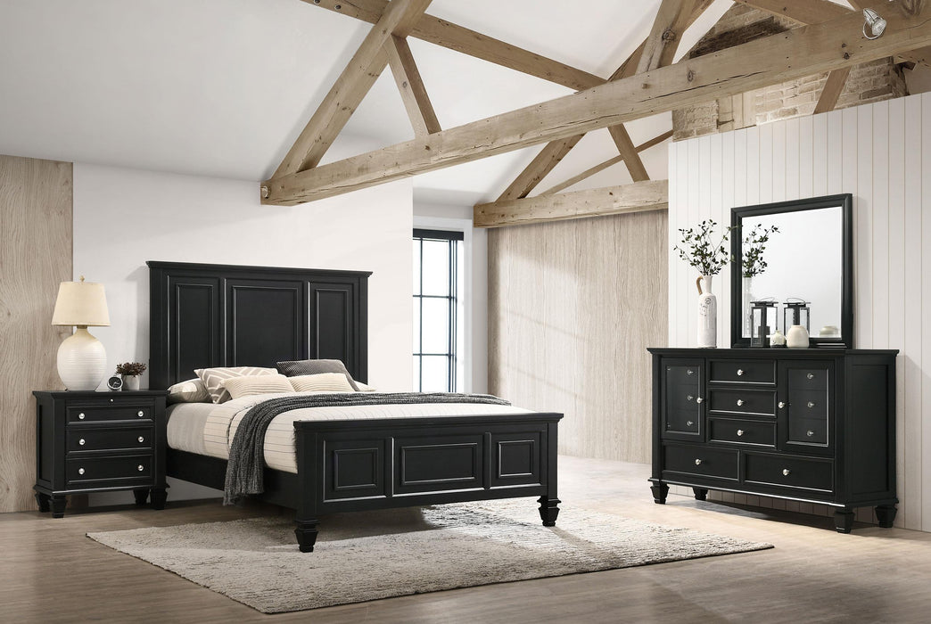 Sandy Beach Bedroom Set Black