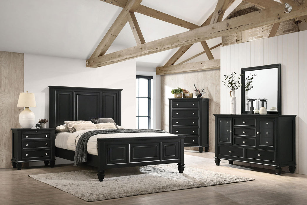 Sandy Beach Bedroom Set Black