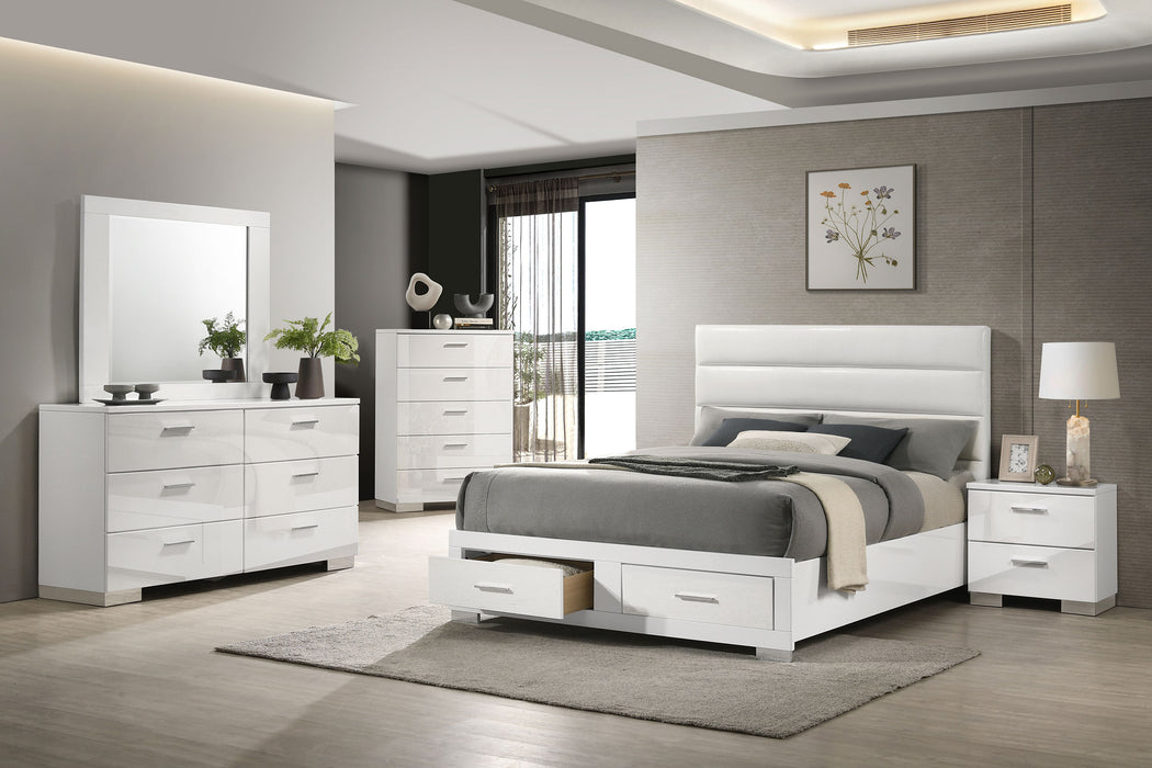 Felicity 4 & 5 Pc Queen, Full, Cal.King & Twin Bedroom Set