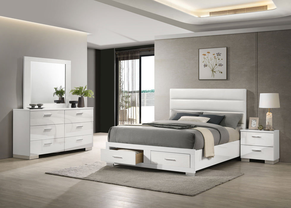 Felicity 5 & 4 Pc E.King, Queen, & Full Bedroom Set 2