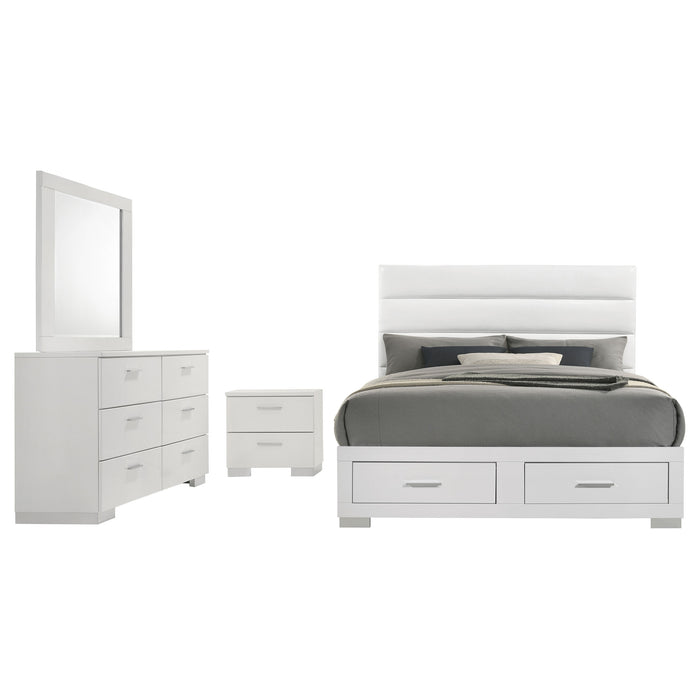 Felicity 5 & 4 Pc E.King, Queen, & Full Bedroom Set 2