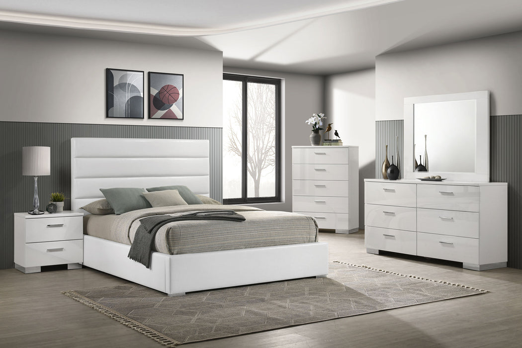 Felicity 4 & 5 Pc Queen, Full, Cal.King & Twin Bedroom Set