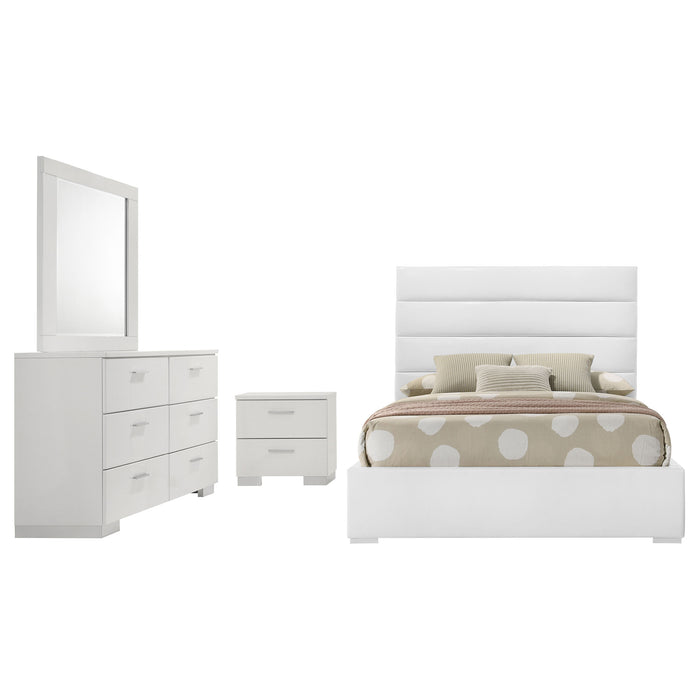 Felicity 4 & 5 Pc Queen, Full, Cal.King & Twin Bedroom Set
