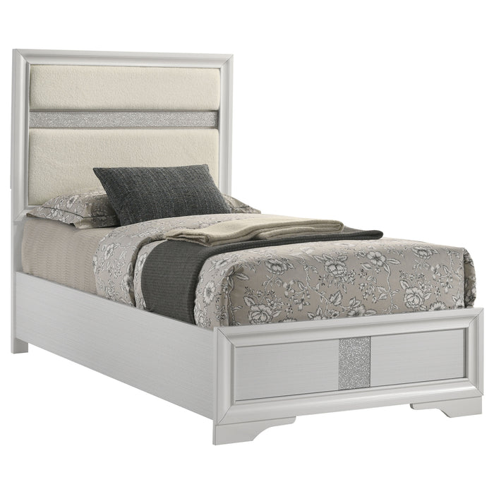 Miranda California King, E.King, Queen, Full, & Twin Bed Black & White