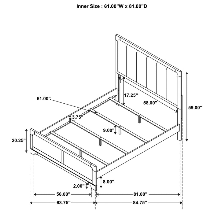 Gran Park Panel Bed