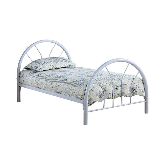 Marjorie Twin Platform Bed Black, Blue, & White