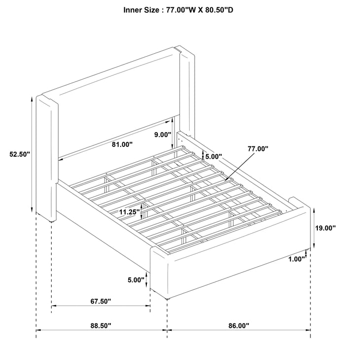 Alamosa Eastern King & Queen Bed