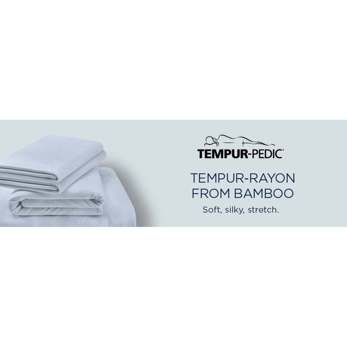 TEMPUR Rayon from Bamboo Sheet Set Sandstone
