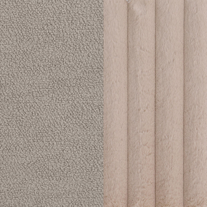 Fayette Upholstered Armless Chair Greige