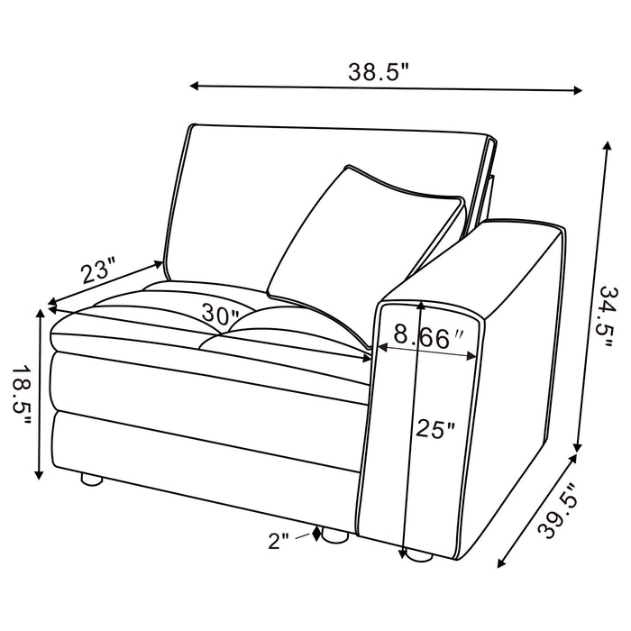 Atlantic Side Chair Sectionals