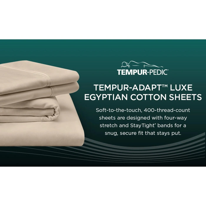 TEMPUR Luxe Egyptian Cotton Pillowcase Set