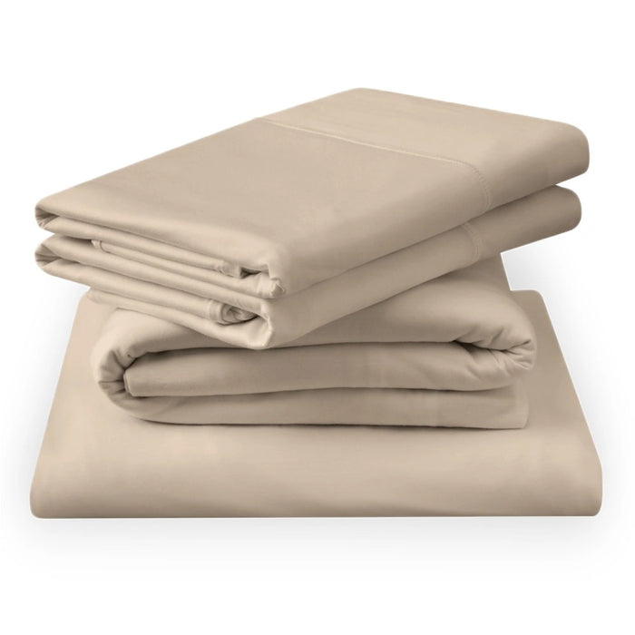 TEMPUR breeze cooling Sheet Set Sandstone