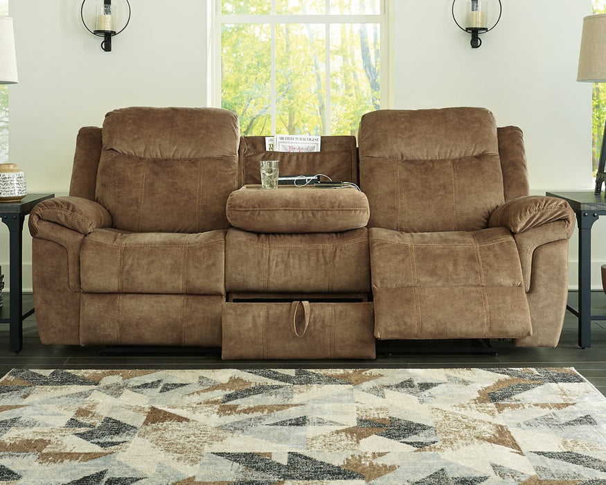 Huddle-Up Reclining Sofa with Drop Down Table