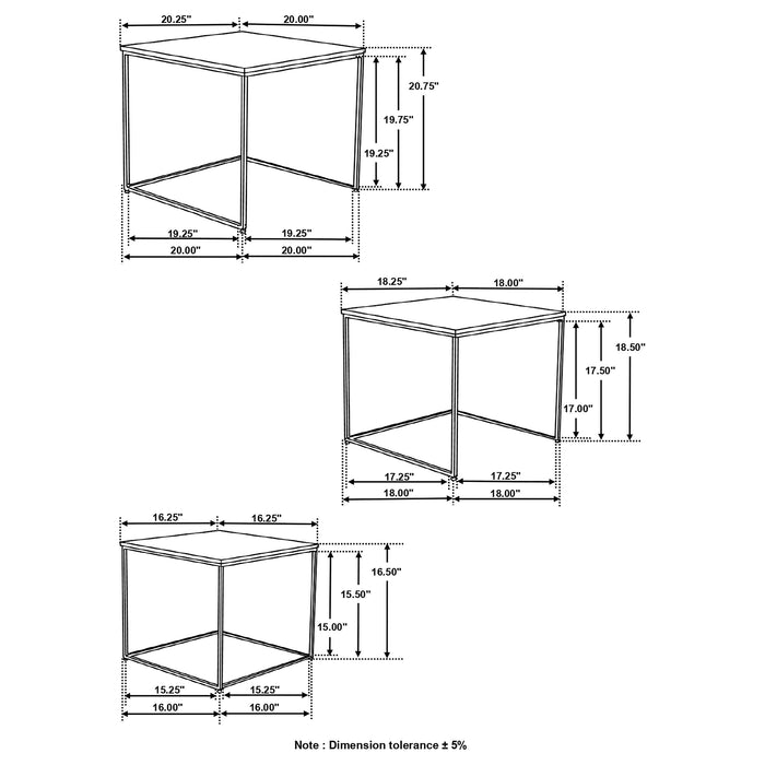 Belcourt Nesting Table Set