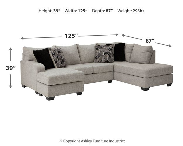 Megginson 2-Piece Sectional with Chaise