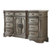 Northville Antique Silver Dresser (MARBLE TOP) image