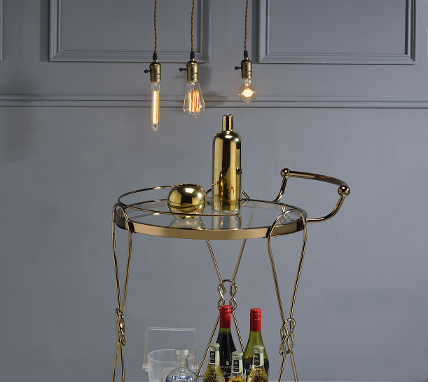 Zekera Champagne Serving Cart image