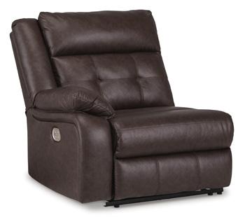 Punch Up Power Reclining Sectional Loveseat with Console