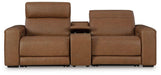 Magic Man Power Reclining Sectional Loveseat with Console image