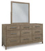 Chrestner Dresser and Mirror image