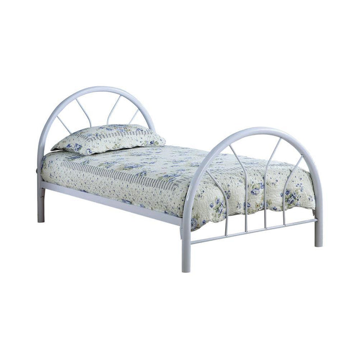 Marjorie Twin Platform Bed Black, Blue, & White