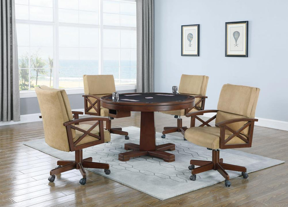 Marietta Casual Tobacco Finished Game Table