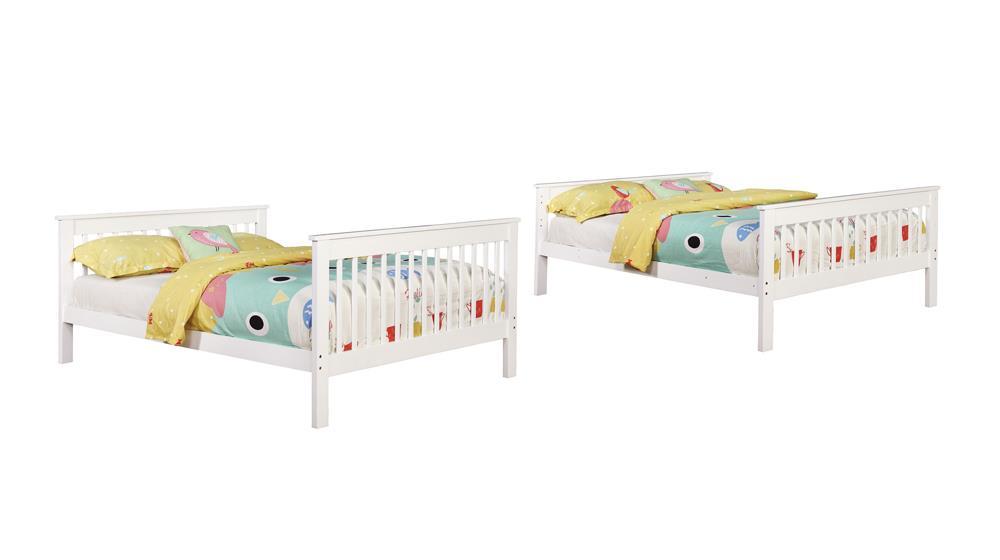 Chapman Full Over Full & Twin Over Full Bunk Bed Black & White