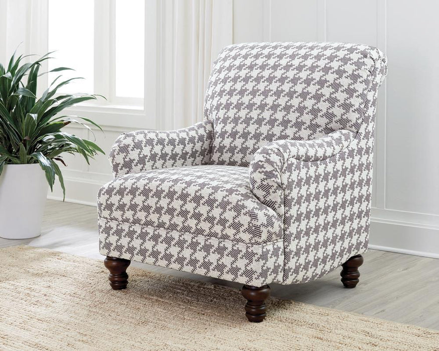 Glenn Upholstered Accent Chair Grey