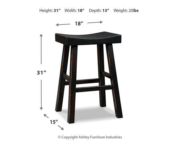 Glosco Pub Height Bar Stool