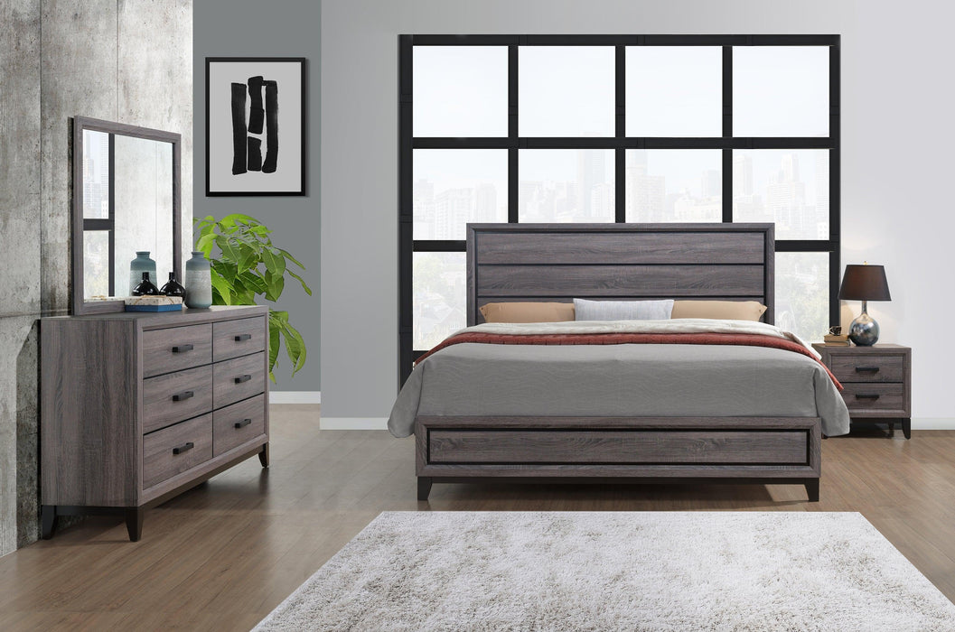 Kate Grey Full 5-Piece Bedroom Set image