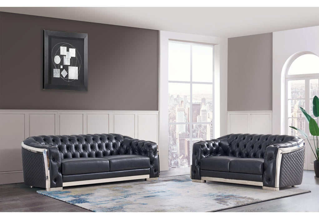 U341 BLANCHE CHARCOAL SOFA/LOVESEAT image