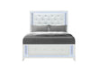 ALINA WHITE QUEEN BED WITH LED image