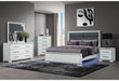 ANDROS SILVER FULL BED GROUP W/LED image