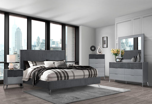 ENZO DARK GREY FULL BED GROUP image