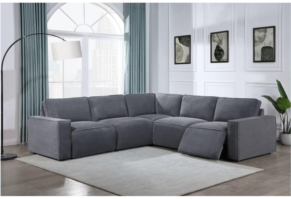 U8177 CHARCOAL PWR SECTIONAL(SOFA)