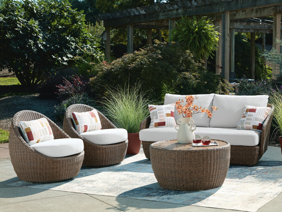 Double Point Outdoor Seating Set