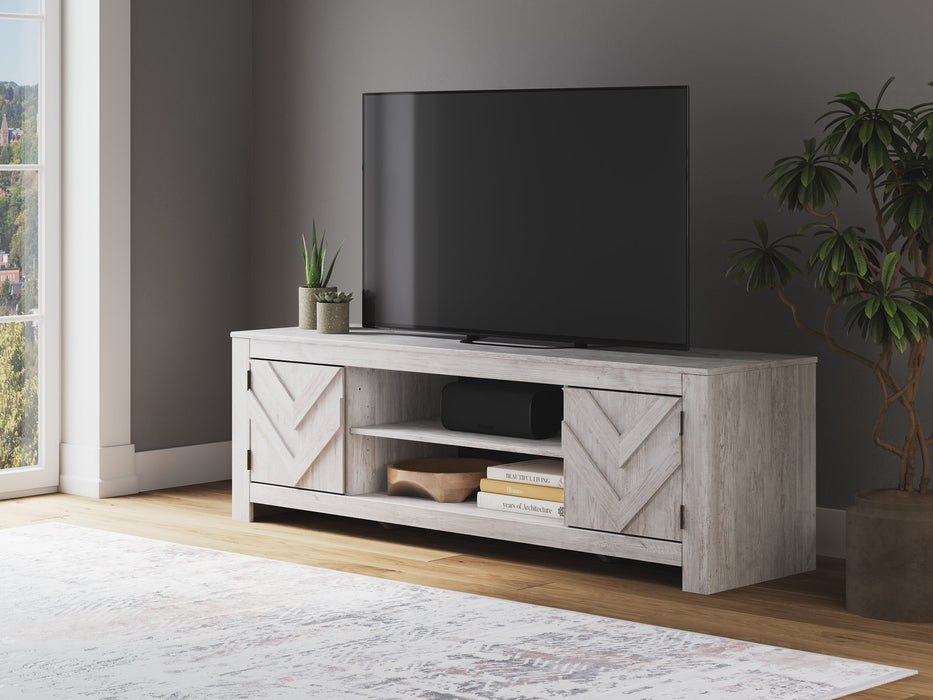 Cayboni 71" TV Stand with Electric Fireplace