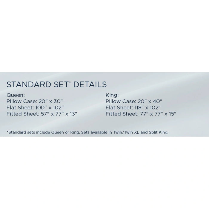 TEMPUR Rayon from Bamboo Sheet Set