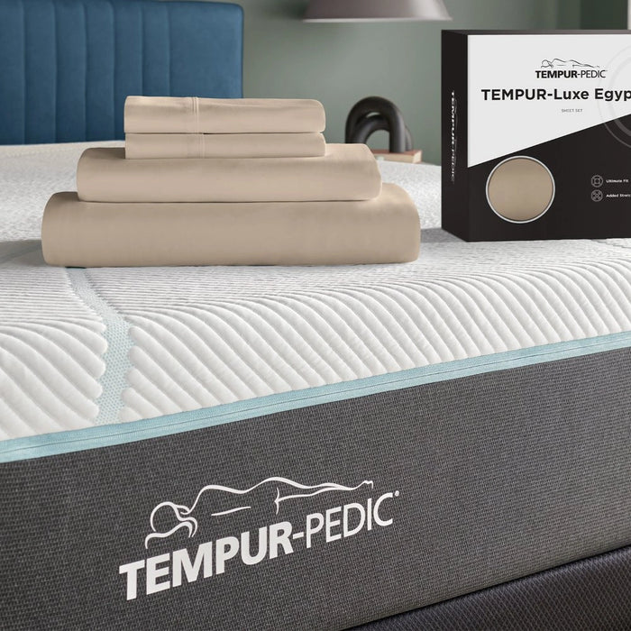 TEMPUR Luxe Egyptian Cotton Sheet Set Sandstone