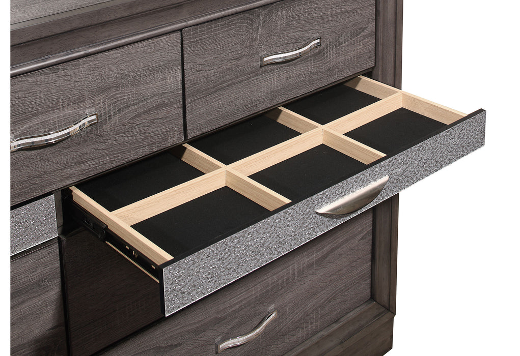 SEVILLE GREY QUEEN BED GROUP