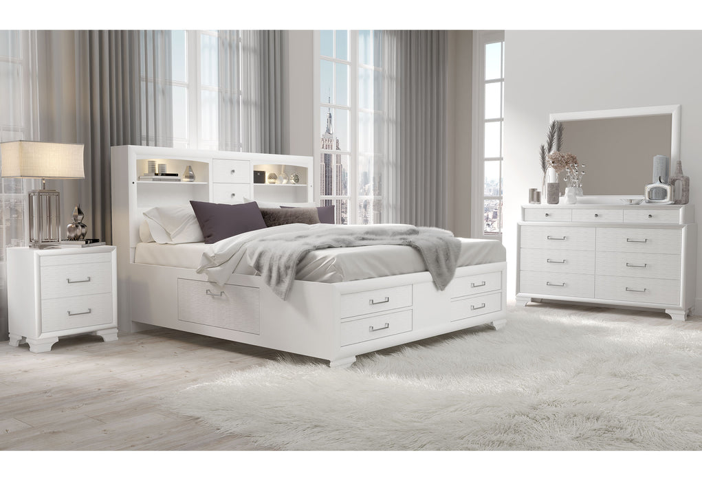 JORDYN WHITE QUEEN BED GROUP