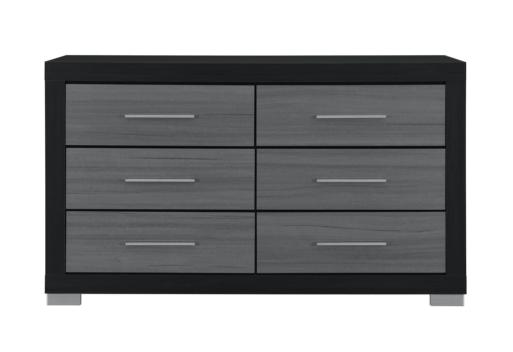 EMMA BLACK/GREY DRESSER
