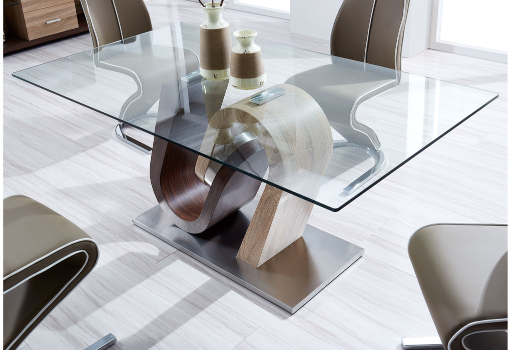 D4126N DINING TABLE AND 8 DINING CHAIRS