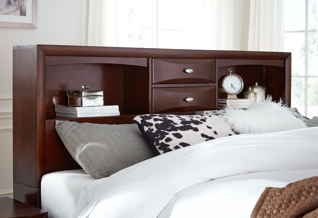 LINDA MERLOT FULL BED GROUP