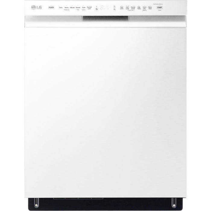 24" Front Control Dishwasher, 48 dBA, QuadWash, EasyRack Plus, 3rd Rack - LDFN4542W