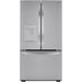 29 CF 3-Door Refrigerator, Water Only Dispenser, Stainless Look - LRFWS2906V